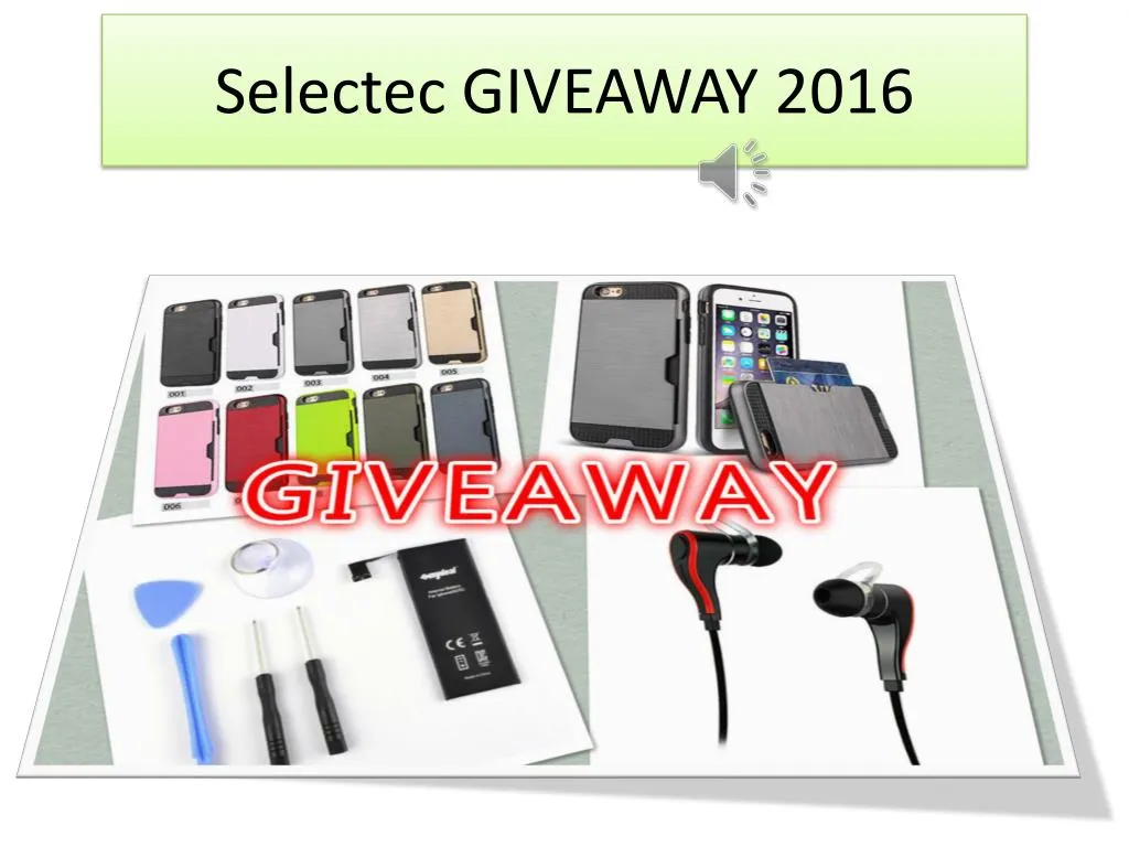 selectec giveaway 2016