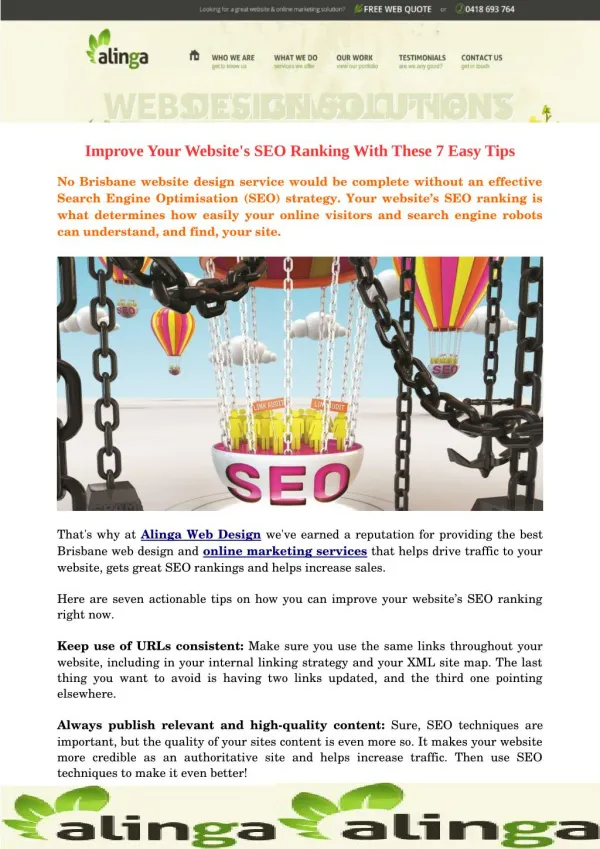Improve Your Website's SEO Ranking With These 7 Easy Tips