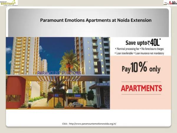 Paramount Emotions 2BHK Flats in Noida Extension