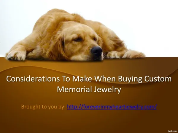 Considerations To Make When Buying Custom Memorial Jewelry