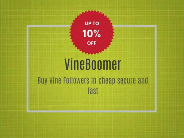 Buy Vine Followers