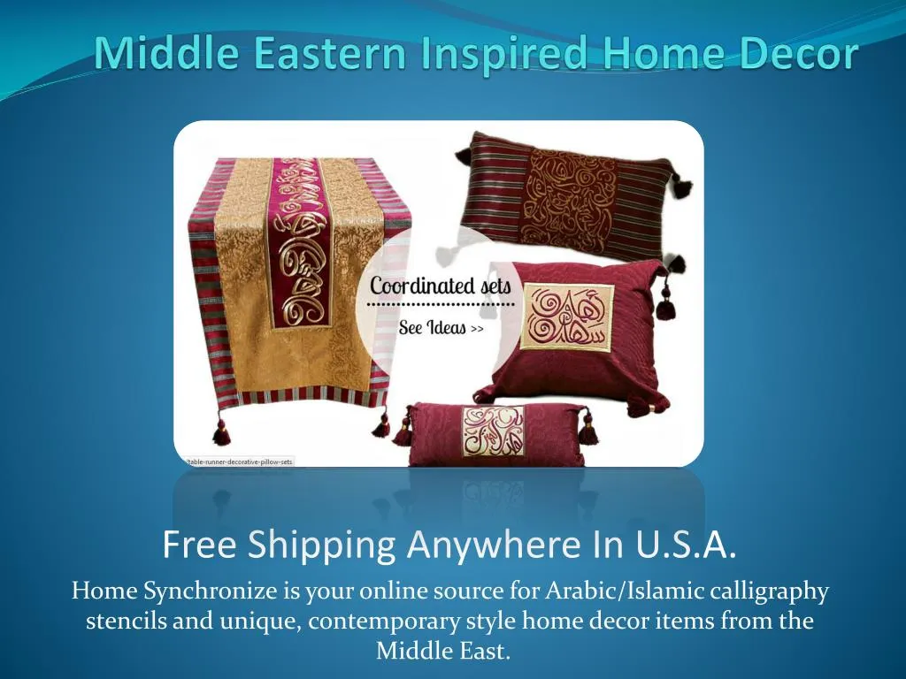 middle eastern inspired home decor