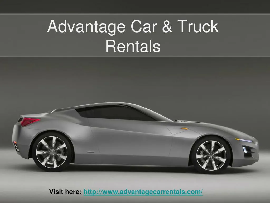 advantage car truck rentals