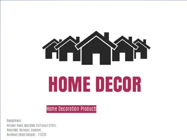 Online Shopping for Home Decor in India - Googymoon