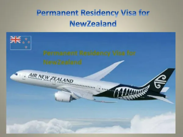 Permanent Residency visa for Newzealand
