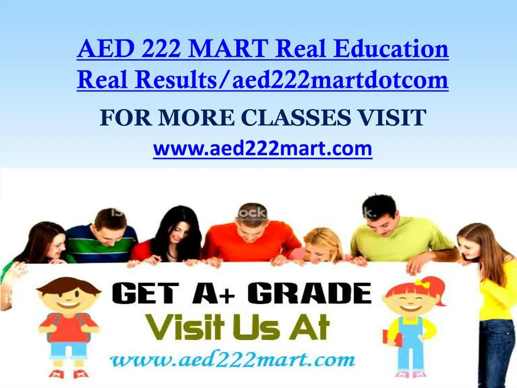 aed 222 mart real education real results aed222martdotcom