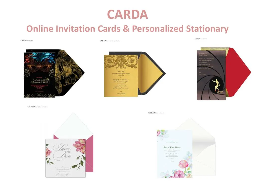 carda online invitation cards personalized stationary