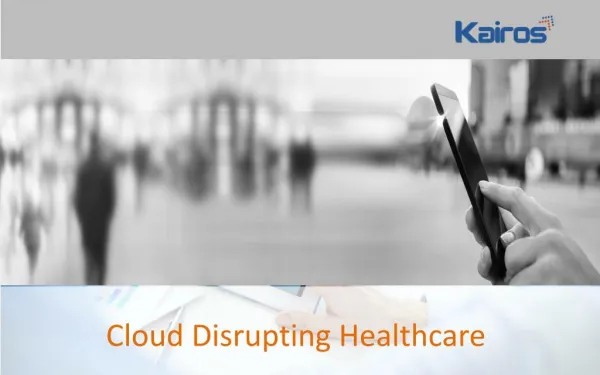 Cloud Disrupting Healthcare