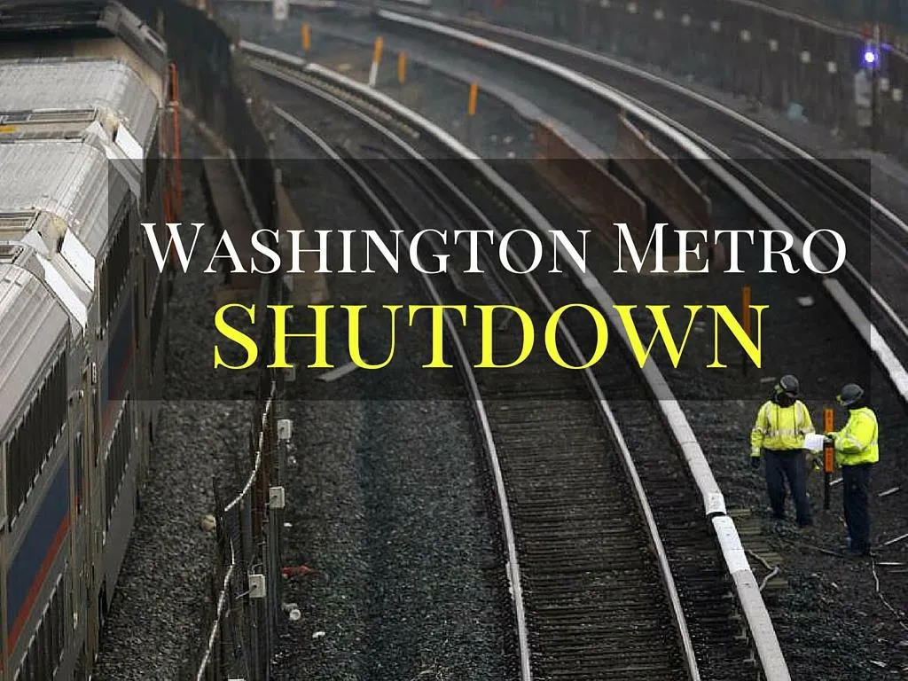 washington metro shutdown