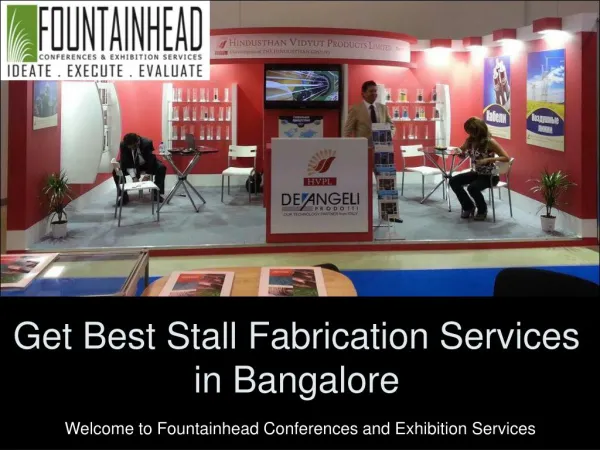 Get Best Stall Fabrication Services in Bangalore