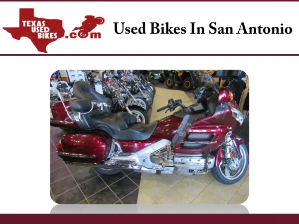 Used Bikes In San Antonio