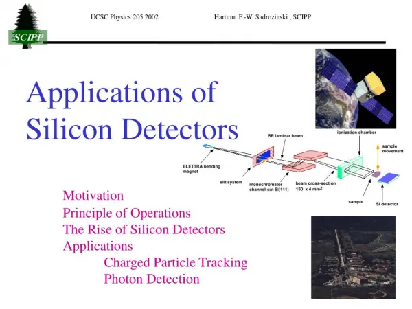 Silicon Detector Application