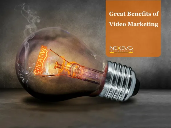 Great Benefits of Video Marketing