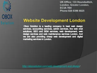 Website Development London - slide 1