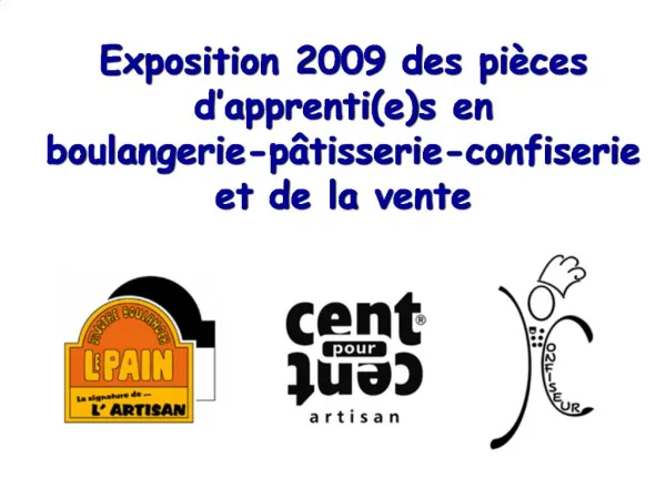 Exposition 2009 des pi ces d apprenties en boulangerie-p tisserie-confiserie et de la vente