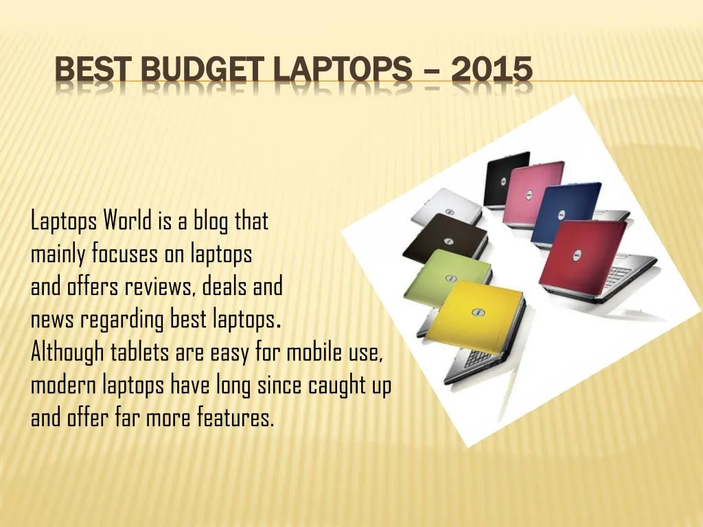 best budget laptops 2015