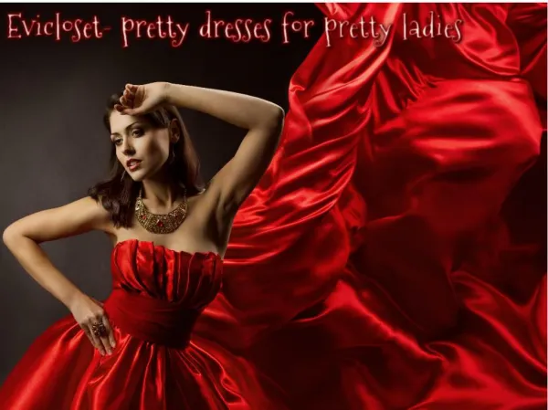 Evicloset- pretty dresses for pretty ladies