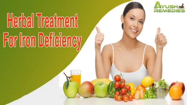 Herbal Treatment For Iron Deficiency That Is Safe And Effective