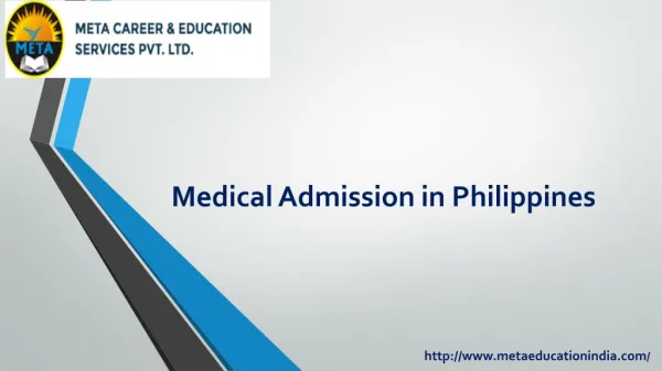 Medical Admission in Philippines