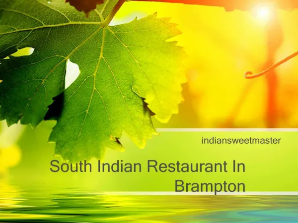 South Indian Restaurant Mississauga