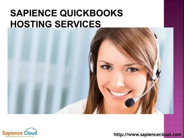 Sapience QuickBooks Hosting Services