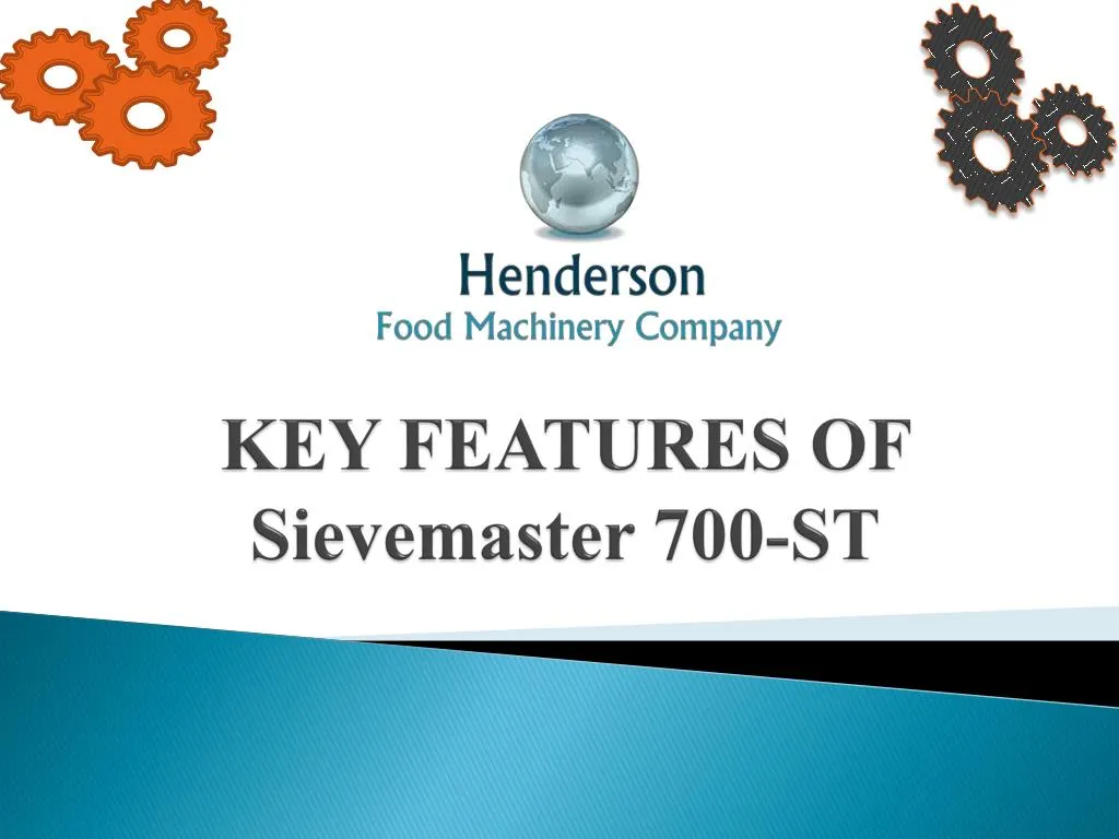 key features of sievemaster 700 st