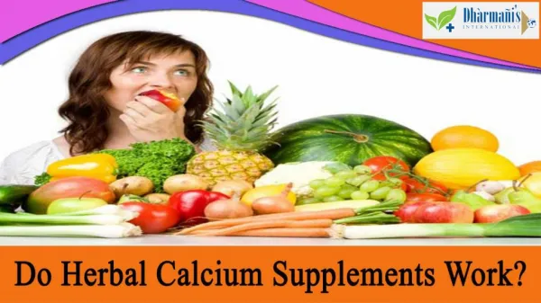 Do Herbal Calcium Supplements Work?