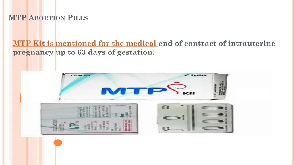 mtp abortion pills