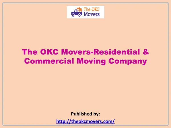 The OKC Movers-Residential & Commercial Moving Company