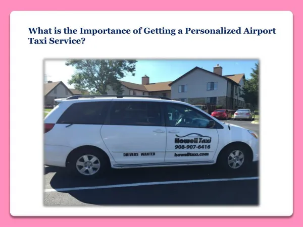 Personalized Airport Taxi Service