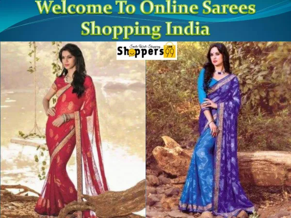 Online Shopping Latest Designer Sarees in India