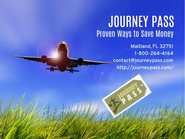 Journey Pass Travel Discount Tips