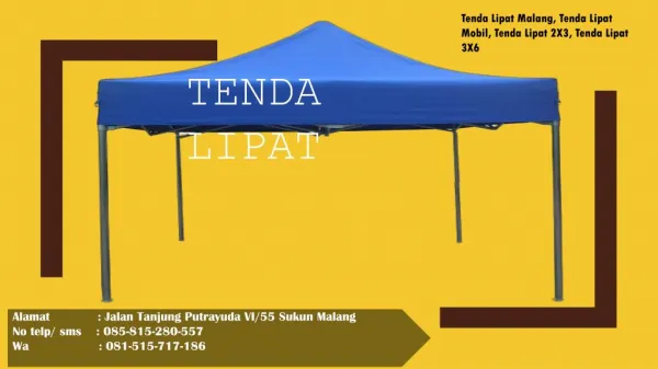 tenda lipat malang, tenda lipat 2×3, tenda lipat praktis, 085-815-280-557