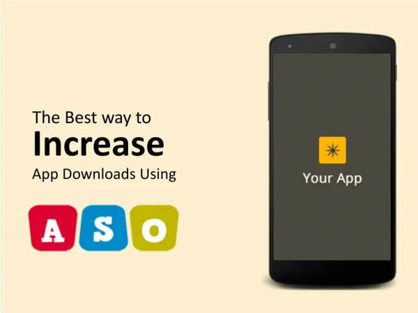 Best Way To Increase Download Using ASO