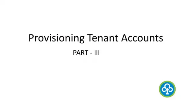 Provisioning Tenant - office 365 - infochola