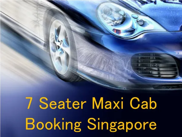 Maxi Cab Booking