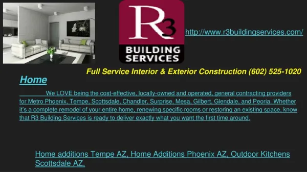 Home Additions, Outdoor Kitchens, Custom Home Builders, General Contractor, Roofing and Bathroom remodeling Tempe, Phoen