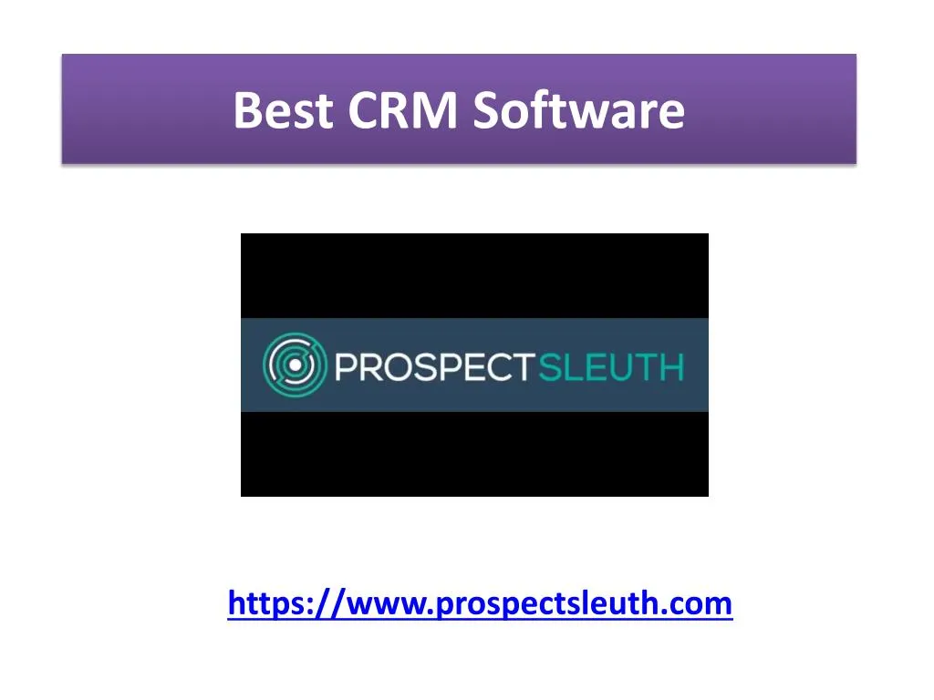 best crm software