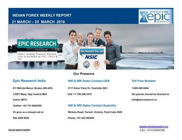 Epic Research Weekly Forex Report 21 March 2016
