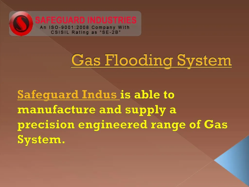 gas flooding system