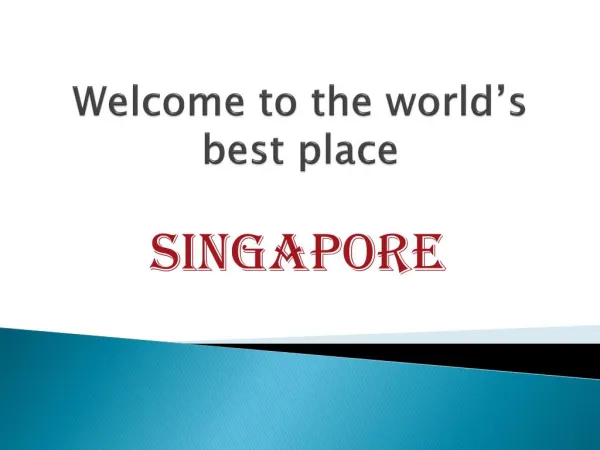 Study Abroad Consultant , Study in Singapore , MBA From Singapore , Engineering From Singapore