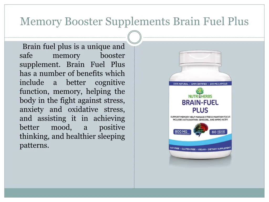 memory booster supplements brain fuel plus