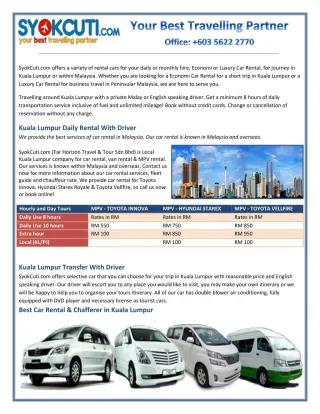 SEWA MPV kl - slide 1