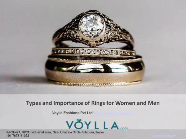 Types and Importance of Rings for Women and Men