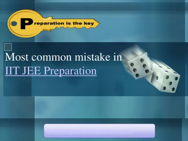 Most Common Mistake in IIT JEE Preparation