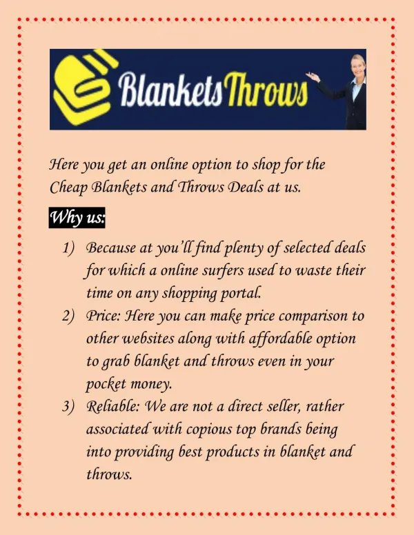 Top Deals In Blankets And Throws: Perfect Shopping Store To Shop Online