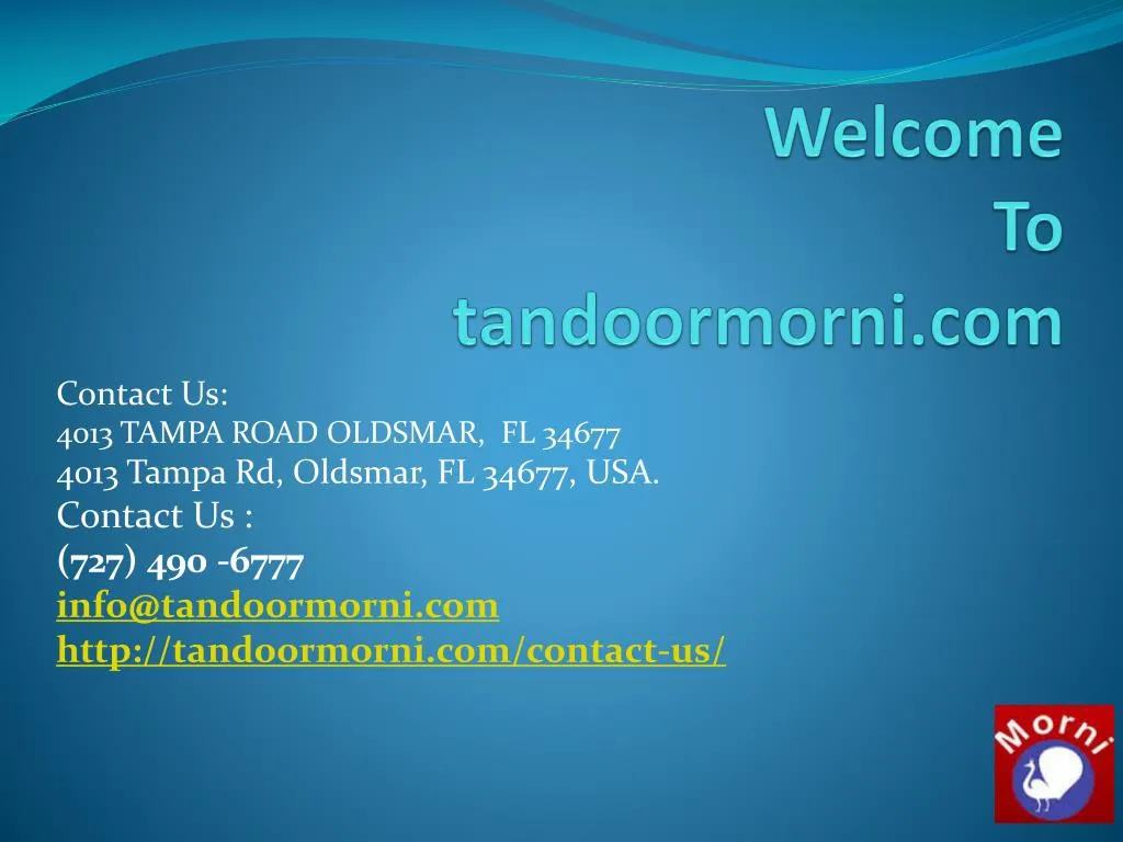 welcome to tandoormorni com