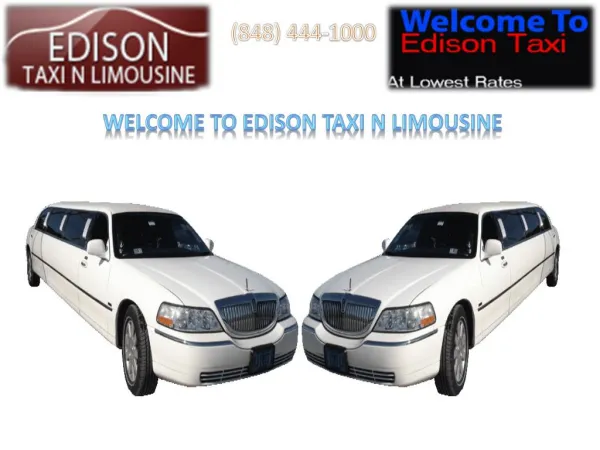 Hiring Taxi Services in Edison