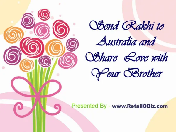 Send Rakhi to Australia and share love with your brother