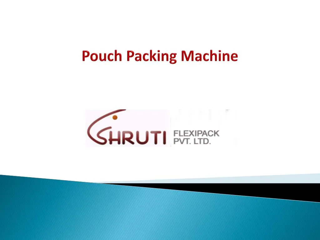 pouch packing machine